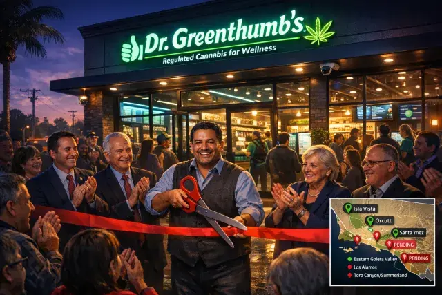 Dr. Greenthumb’s Launches Third Approved Cannabis Dispensary in Orcutt